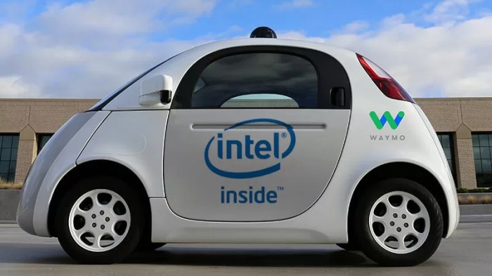 Intel waymo self driving car technology partnership