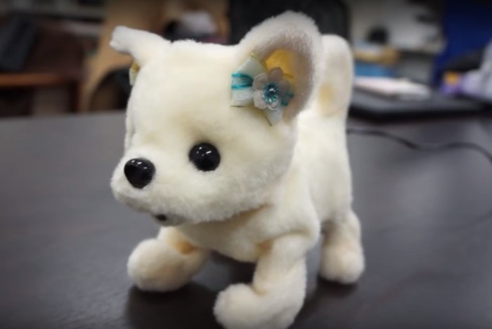 Japan robot dog detect stinky feet