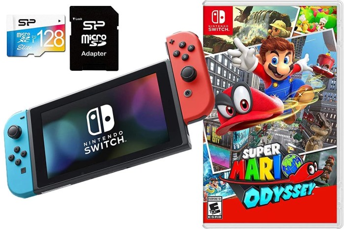 Super mario odyssey nintendo switch bundle