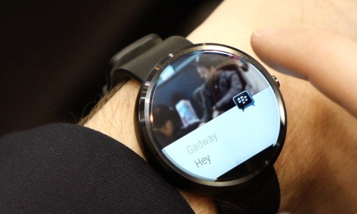 Blackberry smartwatch no longer a myth