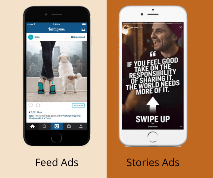 Instagram stories ads more amateurish
