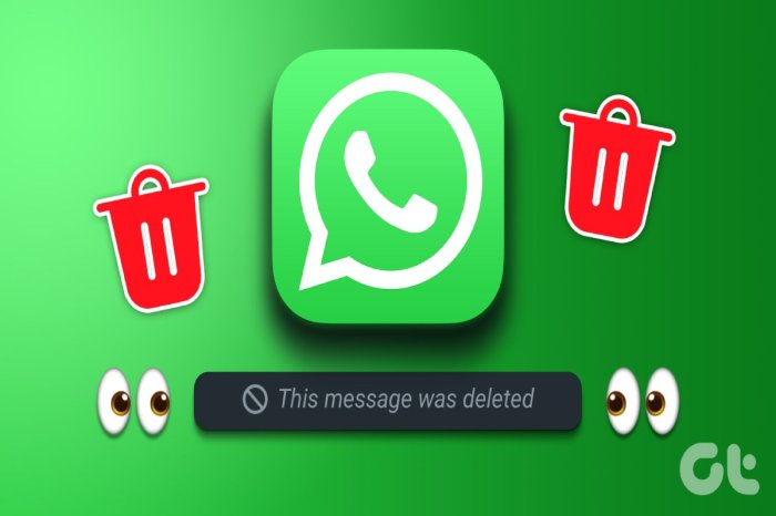 Whatsapp let you unsend messages