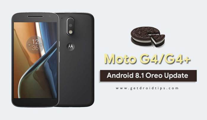 Moto g4 plus will receive oreo update