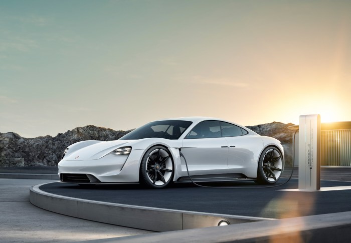 Porsche mission e electric sports car price and details