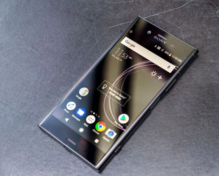 Sony xperia xz1 released u s