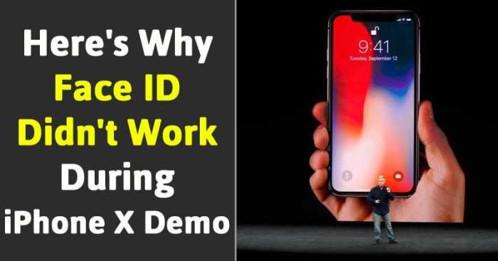 Face id concerns iphone x released