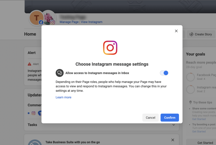 Instagram stories shared through direct messages