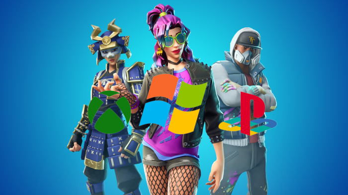 Xbox one and ps4 crossplay live in epics fortnite