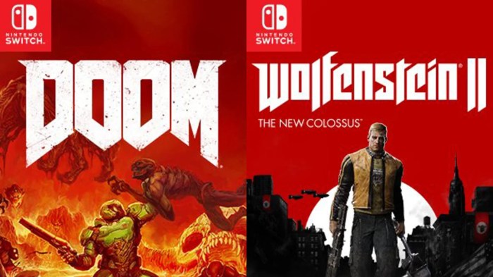Doom wolfenstein ii coming to nintendo switch