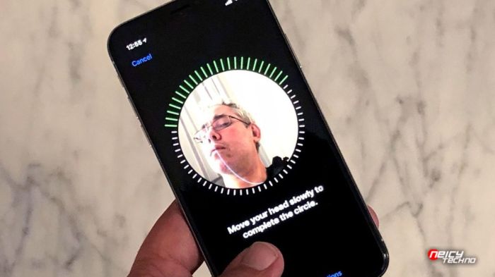 Huawei makes fun apples iphone x face id fail