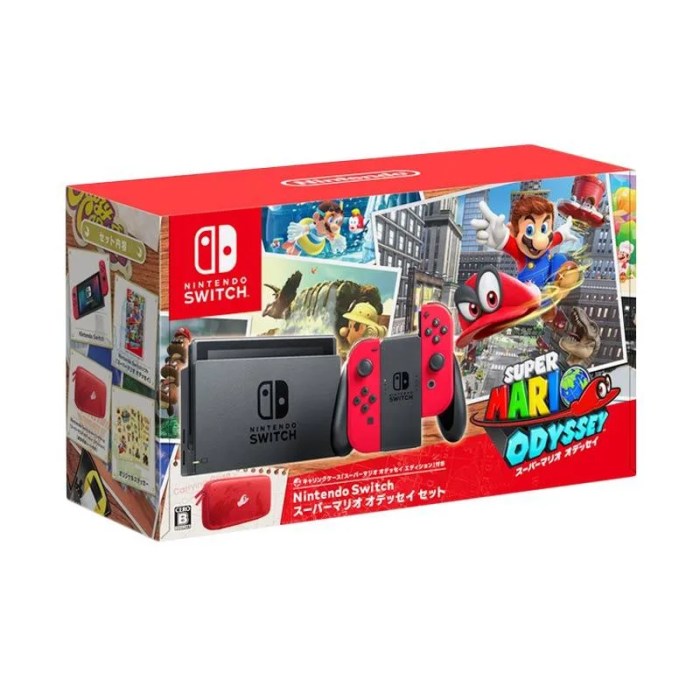 Super mario odyssey nintendo switch bundle