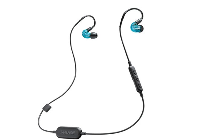 New shure bluetooth earphones